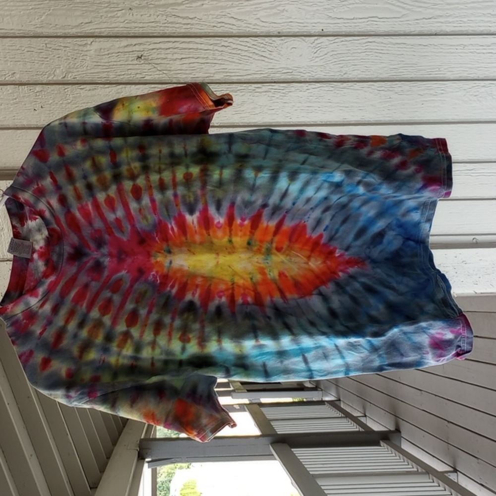 Large Tie-dye T-Shirt Unisex Summer Fashon New